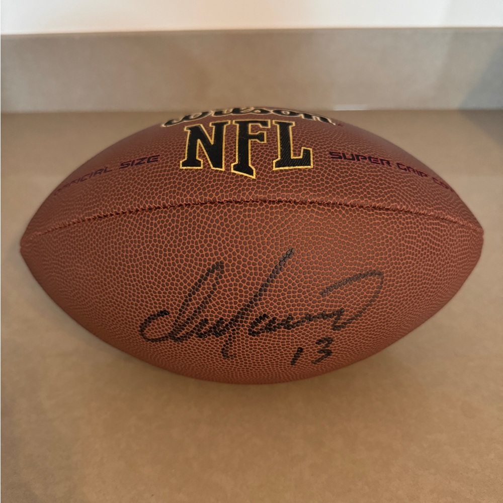 Dan Marino’s signed Football